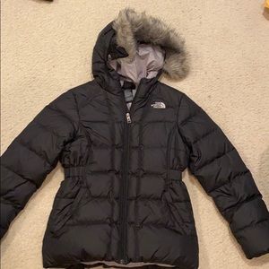 Kids north face puffer jacket